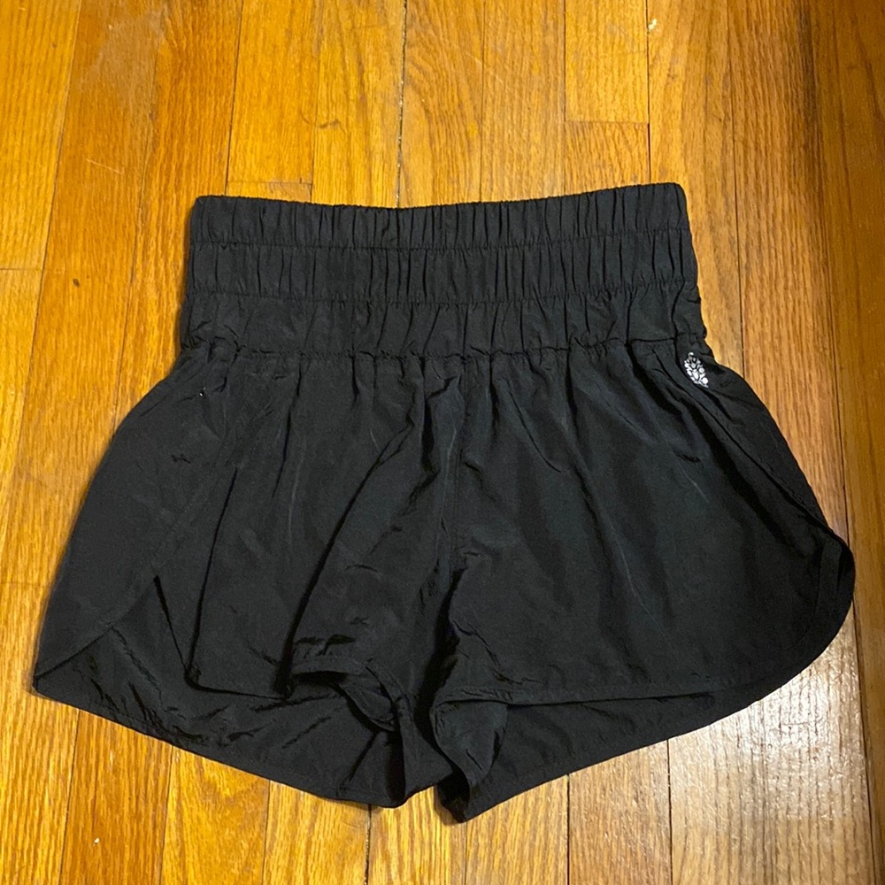 Free People FP Movement Way Home Shorts in Black